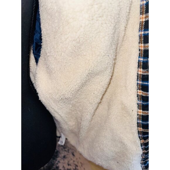 Jachs New York Mens Recycled Flannel Sherpa-Lined Plaid Shirt Jacket L Shacket - Picture 9 of 11